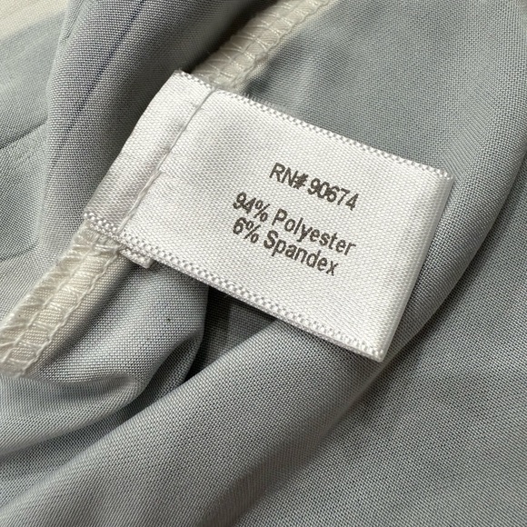 BOSTON PROPER Flowy Tunic Top Women’s S Abstract Multicolor V-neck Short Sleeve - Picture 9 of 9